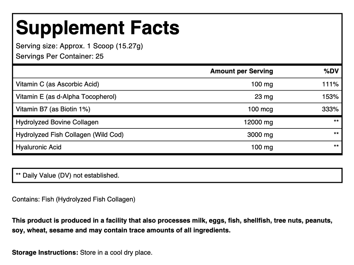 Collagen Peptides Plus+ - Rehab Supplements Lab®