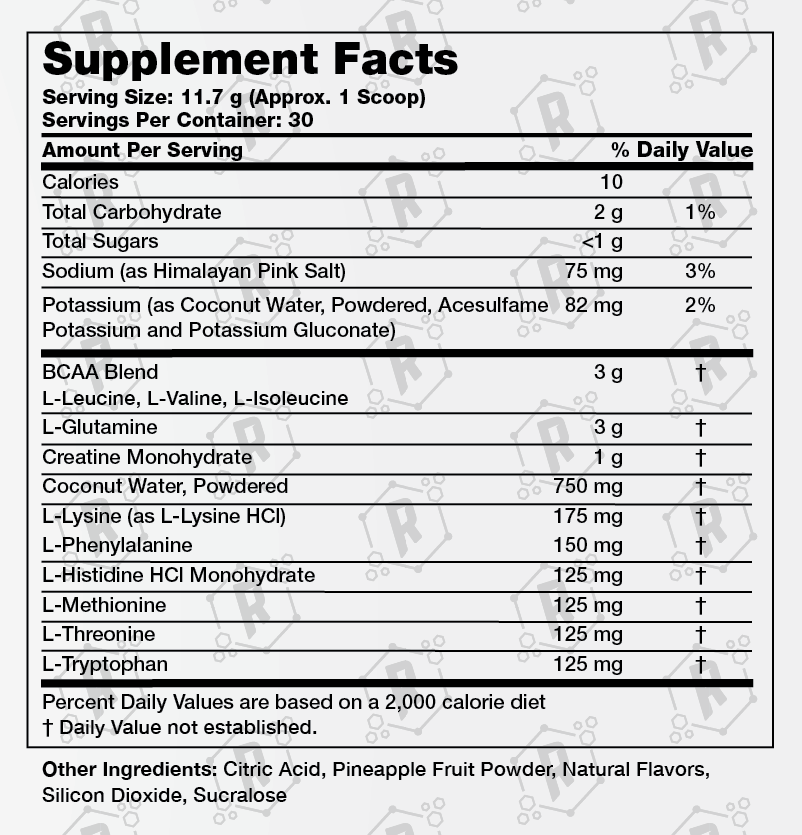 Recover - EAAs BCAAs Creatine Glutamine - Rehab Supplements Lab®
