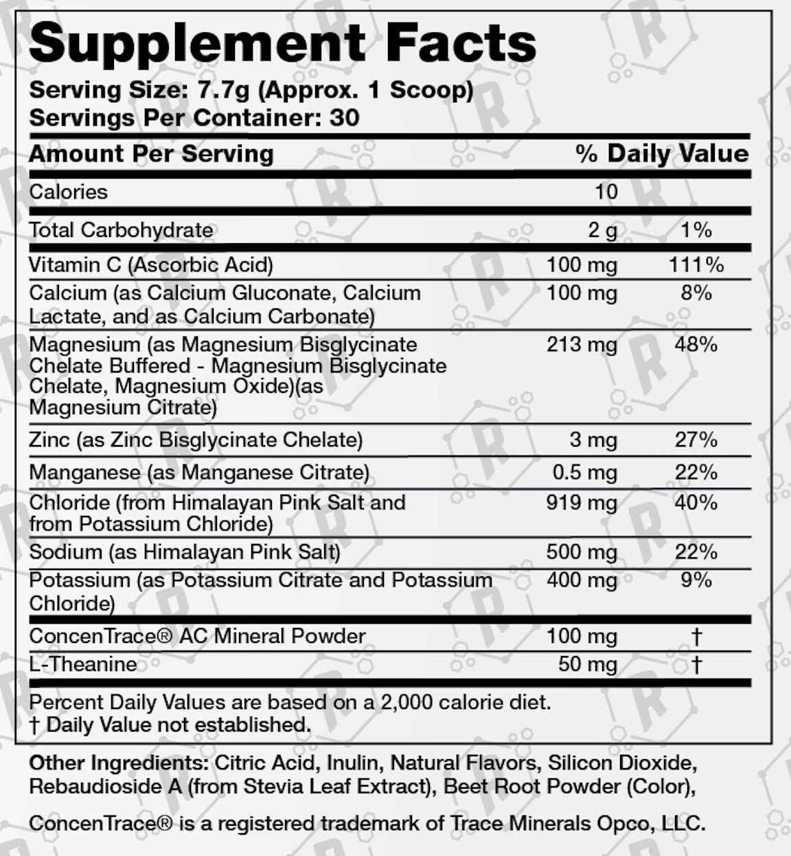 Hydra+ Electrolytes - Sugar-free + All Natural + Theanine