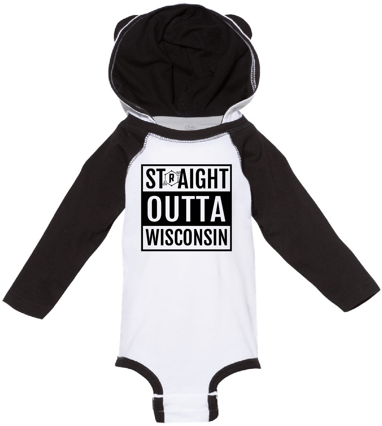 Straight Outta Wisco Baby Onesies - Rehab Supplements Lab®