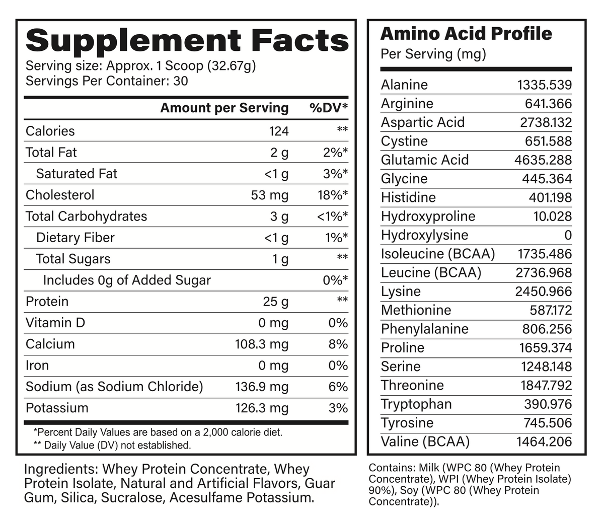 Platinum 25G Protein - Rehab Supplements Lab®